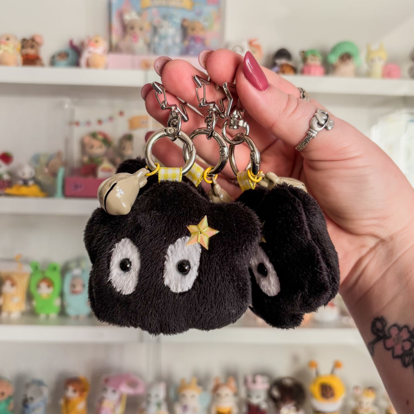 Soot sprite keychain