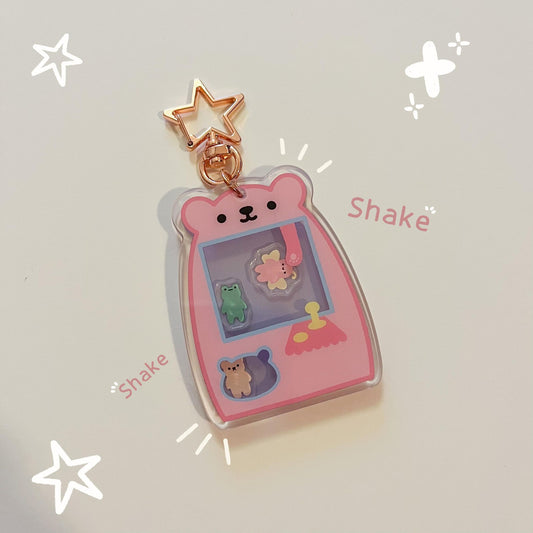 Plushie Claw Machine Shaker Keyring