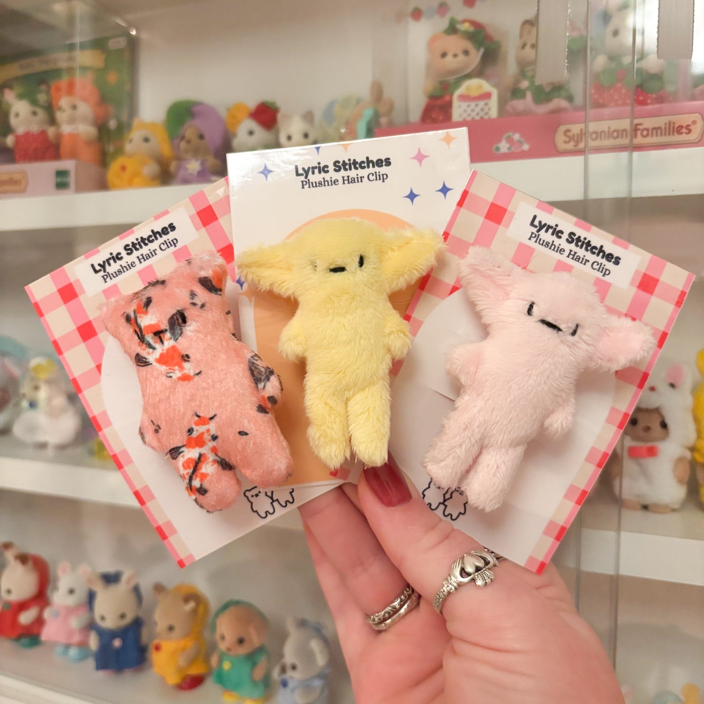 Plushie Hair clips