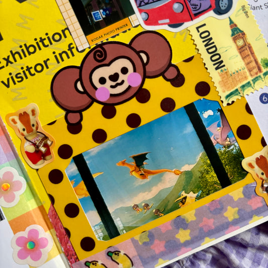 Cheeky Monkey Sticker Frame