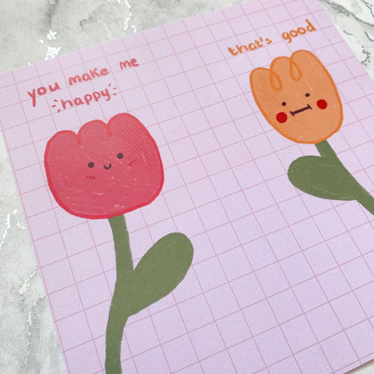 'You make me happy' Print