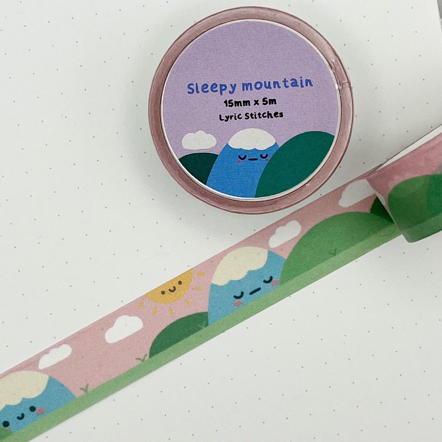 Sleepy Mountain Washi Tape