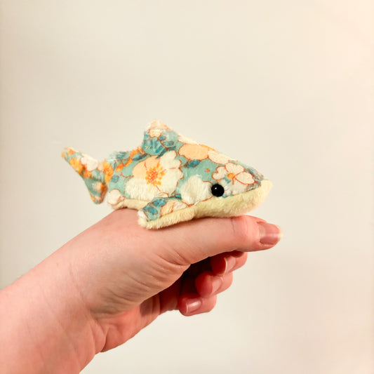 Blue/Yellow Floral Baby Shark