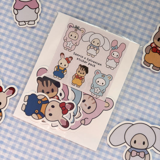 Critter X Sanrio Sticker Pack