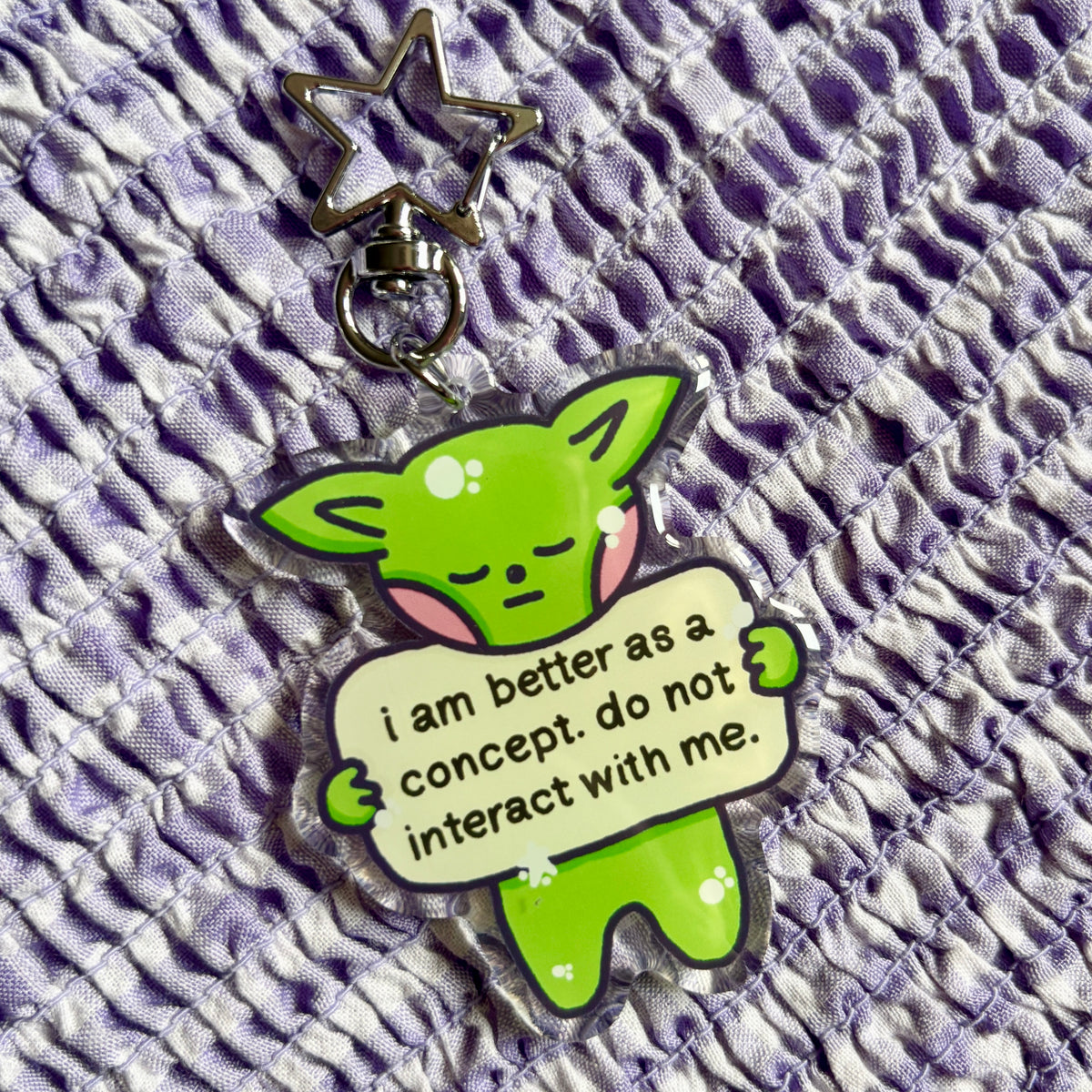 Introverted Goblin Keychain