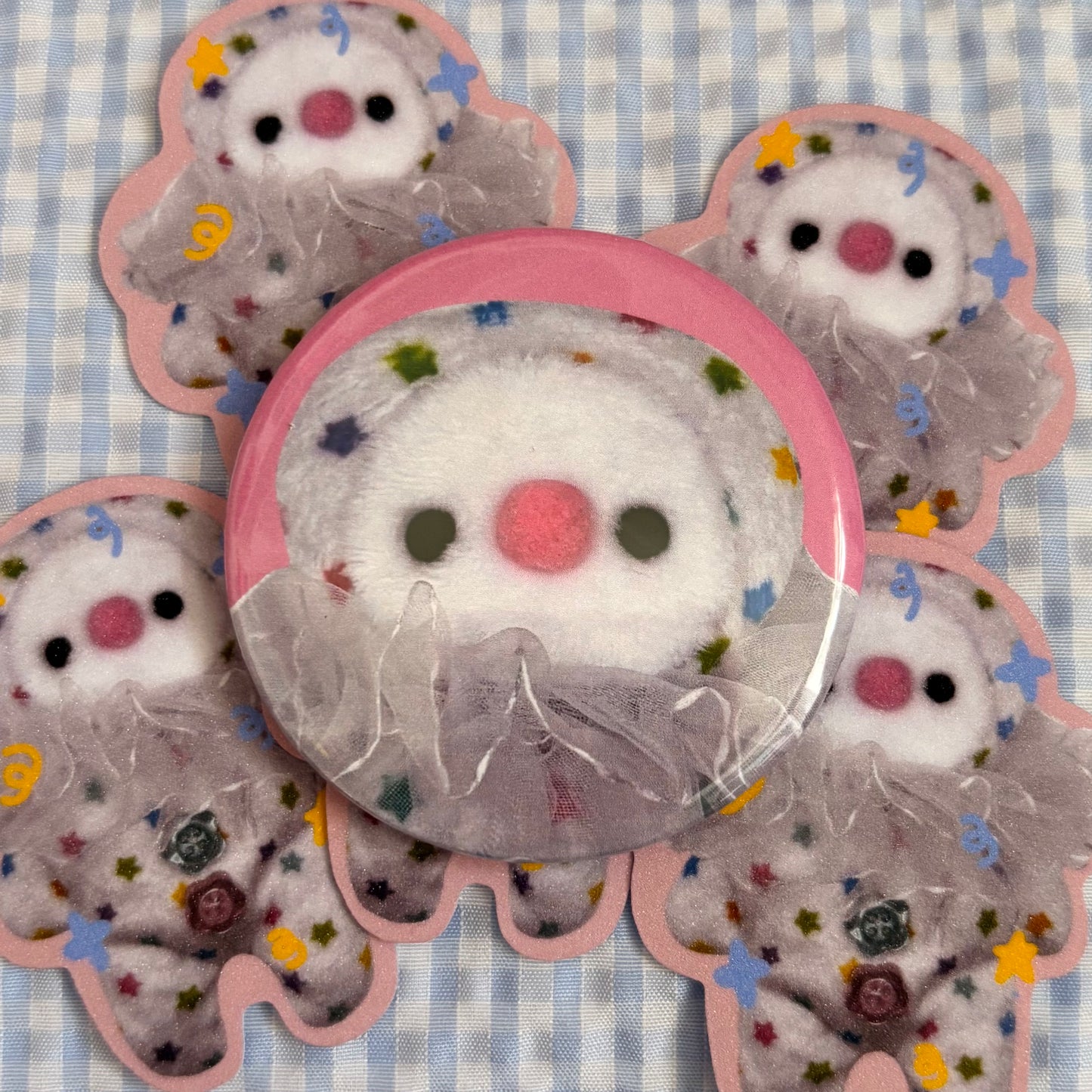 Funfetti Button Badge