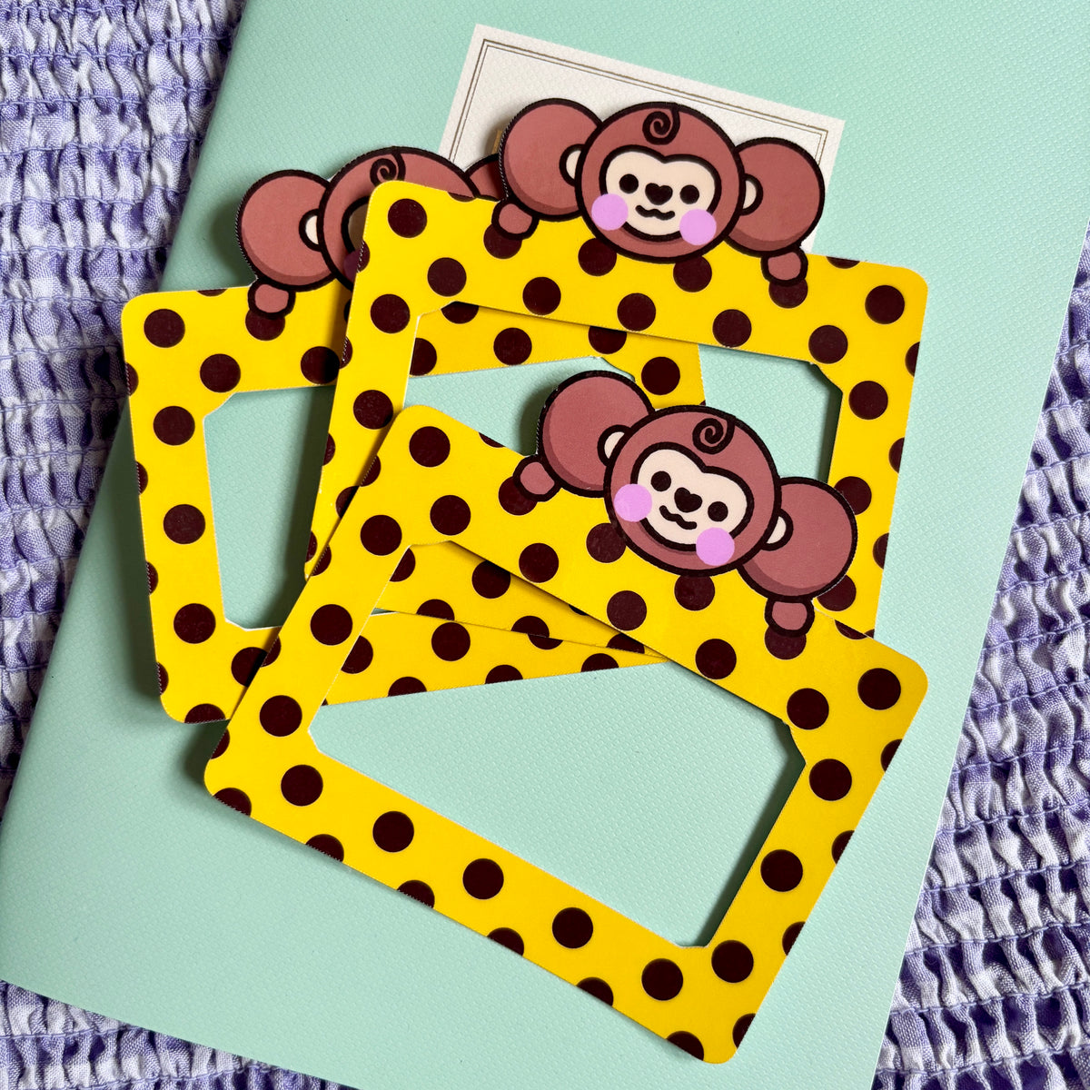 Cheeky Monkey Sticker Frame