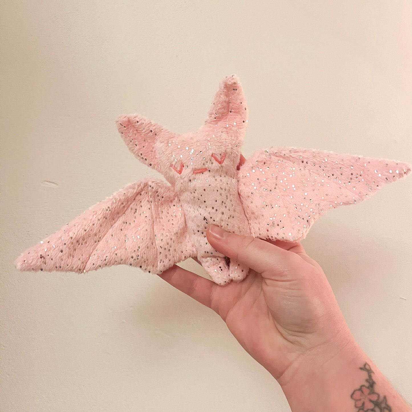 Sparkle Pink Bat Poppet