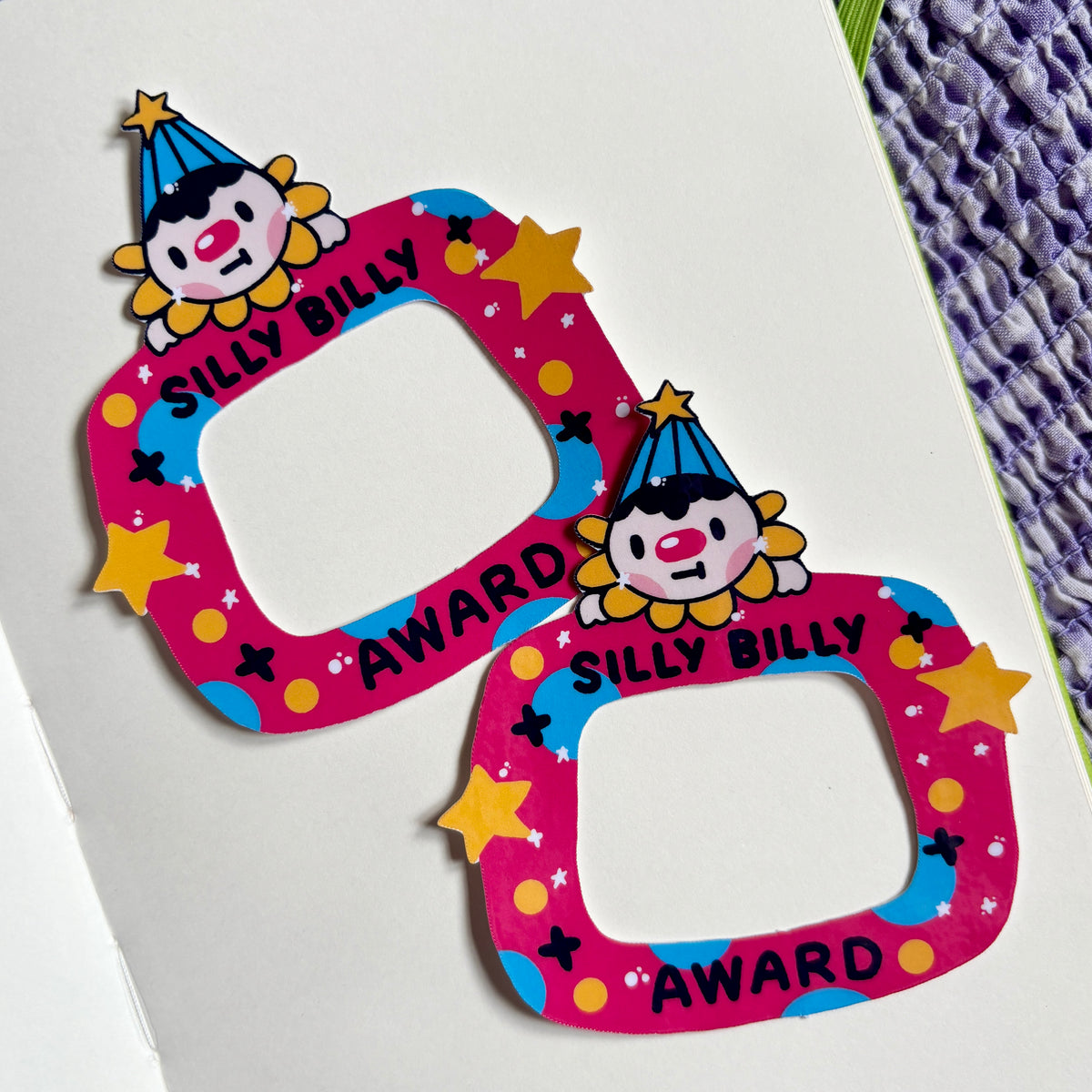 Silly Billy Sticker Frame