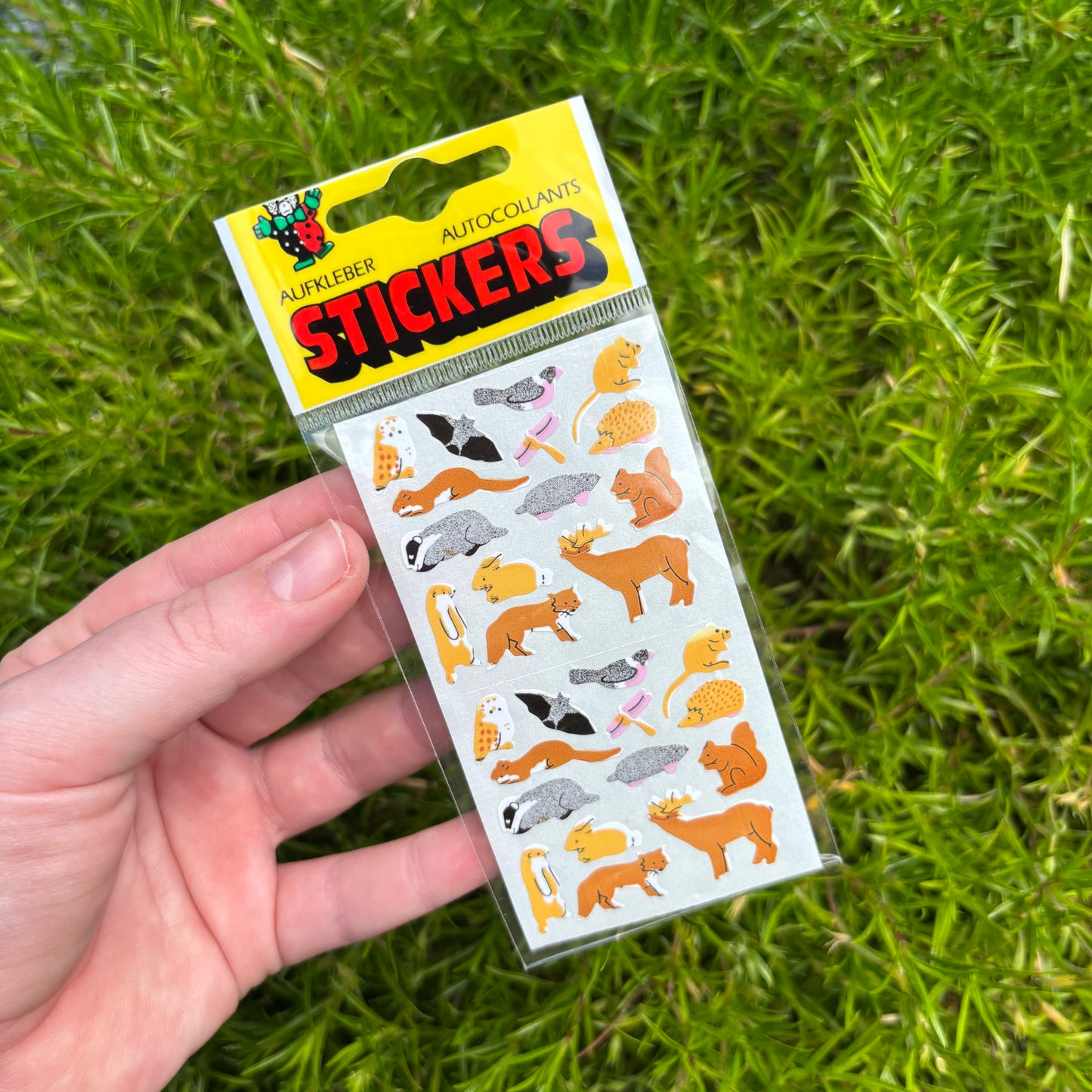 Micro Forest Critters Sticker Sheet