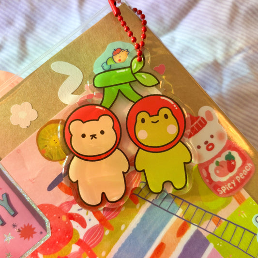 Cherry Babies Keychain