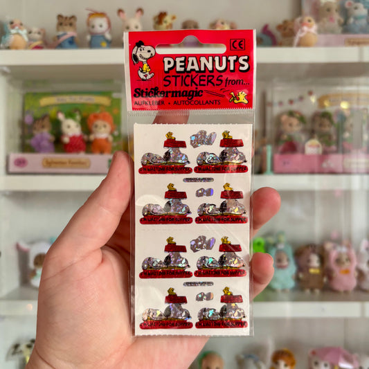 Snoopy 'I'm Waiting for Supper' Sticker Sheet