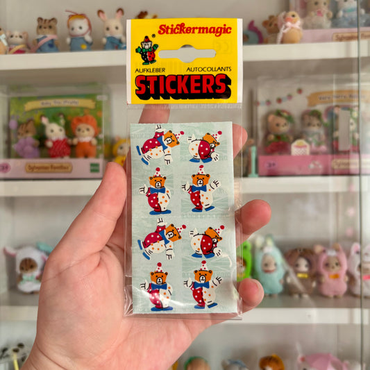 Teddy Clowns Sticker Sheet