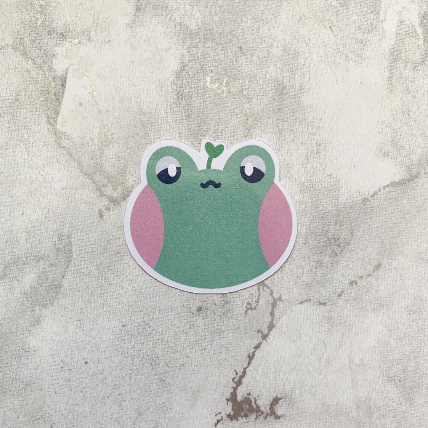 Sprouting Frog Sticker